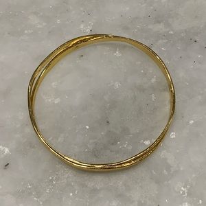 Gorjana Gold Hammered Bangle Bracelet
